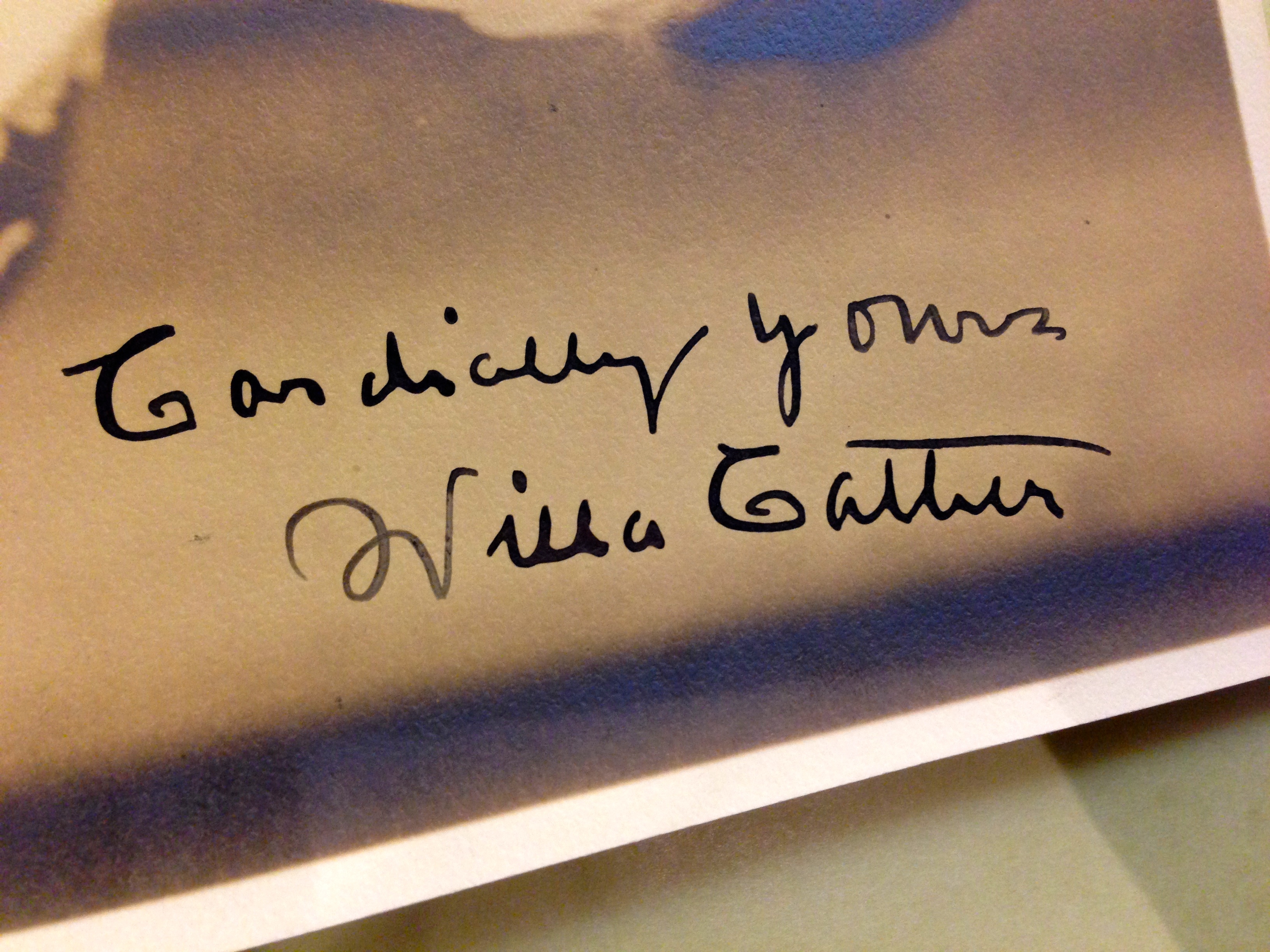 Detail of Willa Cather photograph, n.d. (Emily Caldwell)