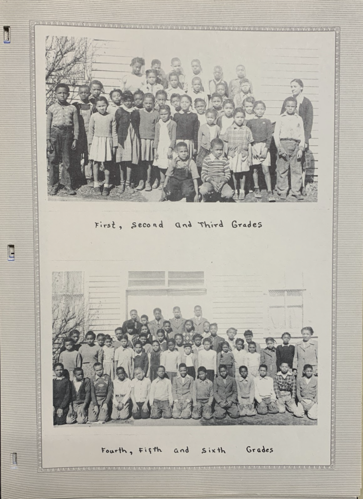 First, second, and third grade classes